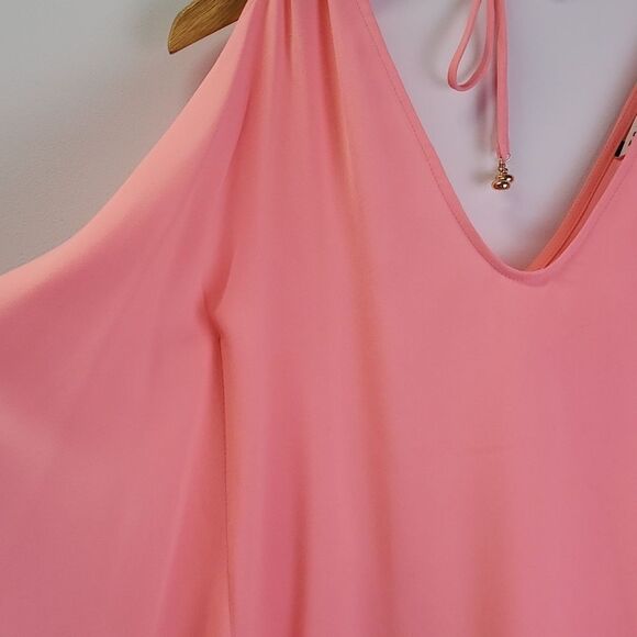 Trina Turk Haipo Top Coral Size Small - Picture 3 of 7